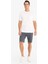 Slim Fit Dar Kesim Cepli Basic Düz Bermuda Şort W1105AZ24SM 11