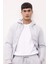 Regular Fit Kapüşonlu İçi Yumuşak Tüylü Cepli Basic Düz Fermuarlı Sweatshirt X8331AZ24AU 6