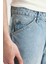 %100 Pamuk Baggy Jean Bermuda Şort C2048AX24SM 12