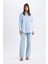 Relax Fit Poplin Uzun Kollu Tesettür Gömlek Tunik C9430AX24SM 11