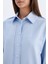 Relax Fit Poplin Uzun Kollu Tesettür Gömlek Tunik C9430AX24SM 14