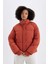 Fit Su Geçirmez Regular Fit Dik Yaka Reglan Kol Kışlık Şişme Mont A1550AX24WN 8