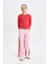 Kız Çocuk Renk Bloklu Wide Leg Geniş Bol Paça Eşofman Altı C9673A824AU 12