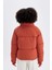 Fit Su Geçirmez Regular Fit Dik Yaka Reglan Kol Kışlık Şişme Mont A1550AX24WN 14