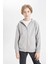 Erkek Çocuk Kapüşonlu Okul Fermuarlı Sweatshirt T7468A624AU 6