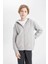 Erkek Çocuk Kapüşonlu Okul Fermuarlı Sweatshirt T7468A624AU 8