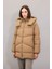 Su Geçirmez Kapüşonlu Şişme Mont Parka Fermuar Çıtçıtlı Cepli C9372AX24WN 14