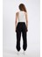 Standart Fit Kalın Jogger Eşofman Altı Bel Paça Lastikli Basic Düz Uzun Boy S7370AZ24WN 11