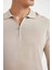 Standart Fit Normal Kesim Fermuarlı Polo Yaka Triko Kazak D0621AX24AU 11