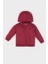 Kız Bebek Kapüşonlu Basic Düz İçi Yumuşak Tüylü Fermuarlı Sweatshirt D0750A524AU 6