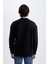 Boxy Fit Bisiklet Yaka Baskılı Sweatshirt X8282AZ24AU 12