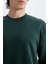 Boxy Fit Bisiklet Yaka Baskılı Sweatshirt X8282AZ24AU 11