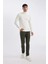 Chino Kanvas Pantolon Slim Fit Dar Kesim Pamuklu Esnek Dar Paça C9441AX24AU 16
