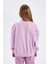 Kız Çocuk Relax Fit Bisiklet Yaka Baskılı Okul Sweatshirt C7460A824AU 11