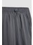 Kız Çocuk Beli ve Paçası Lastikli Cepli Gri Paraşüt Jogger Pantolon D0646A824SM 17