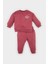 Kız Bebek 2'li Takım Bisiklet Yaka Baskılı Sweatshirt Beli Lastikli Eşofman Altı D0813A524WN 6