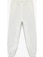 Şardonlu Beli Lastikli Baskılı Jogger Ekru Kız Çocuk Eşofman Altı 6WKG40049AK 2