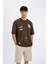 %100 Pamuk Regular Fit Yazlık Keten Bermuda Şort C8198AX24SM 11