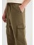 Regular Fit Jogger Eşofman Altı Kargo Cepli Basic Düz Beli Bağcıklı Lastikli Paça Y5533AZ24AU 13