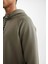 Fit Standart Fit Kapüşonlu Skuba Dalgıç Kumaş Sporcu Sweatshirt C0482AX24AU 10