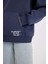 Oversize Geniş Kalıp Kapüşonlu Cepli Sırt Baskılı Kalın Sweatshirt C7817AX24WN 11