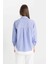 Relax Fit Çizgili Poplin Uzun Kollu Tesettür Gömlek Tunik C9431AX24SM 12