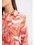 Loose Fit Desenli Uzun Kollu Gömlek U3684AZ24SM 10