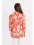 Loose Fit Desenli Uzun Kollu Gömlek U3684AZ24SM 11