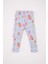 Kız Bebek Pijama Takımı Fitilli Kaşkorse Desenli Kısa Kollu Üst Uzun Alt C3477A524SM 7