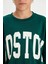 Kız Çocuk Oversize Geniş Kalıp Bisiklet Yaka Baskılı Okul Sweatshirt C7778A824AU 14