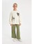 Kız Çocuk Wide Leg Geniş Bol Paça Beli Lastikli Basic Düz Eşofman Altı D0743A824AU 7