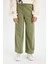 Kız Çocuk Wide Leg Geniş Bol Paça Beli Lastikli Basic Düz Eşofman Altı D0743A824AU 10