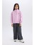 Kız Çocuk Wide Leg Bol Geniş Paça Kargo Cepli Eşofman Altı D0744A824AU 9