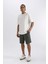 Slim Fit Dar Kesim Cepli Basic Düz Şort R3442AZ24SM 9