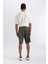 Slim Fit Dar Kesim Cepli Basic Düz Şort R3442AZ24SM 14