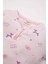 Kız Bebek Pijama Takım Desenli Fitilli Kaşkorse Kısa Kollu Üst Beli Lastikli Şort Alt C3476A524HS 8