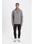 Fit Standart Fit Kapüşonlu Sporcu Sweatshirt D0925AX24AU 8