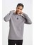 Fit Standart Fit Kapüşonlu Sporcu Sweatshirt D0925AX24AU 10