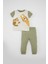 Erkek Bebek Pijama Takımı Kaplan Baskılı Penye Kısa Kollu Üst Beli Lastikli Uzun Alt C0732A524SM 6