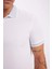 Slim Fit Dar Kesim Polo Yaka Kısa Kollu Pamuklu Tişört D0033AXNS 11