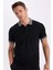 Slim Fit Dar Kesim Polo Yaka Kısa Kollu Pamuklu Tişört D0033AXNS 8