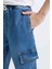 Erkek Çocuk Kargo Fit Jean Pantolon C4514A824WN 12