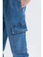 Erkek Çocuk Kargo Fit Jean Pantolon C4514A824WN 13