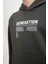 Erkek Çocuk Cepli Yazı Baskılı Kapüşonlu Okul Sweatshirt C7567A824WN 13