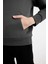 Erkek Çocuk Cepli Yazı Baskılı Kapüşonlu Okul Sweatshirt C7567A824WN 14