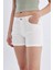 Yüksek Bel Katlamalı Paça Jean Şort B9215AX24SM 11