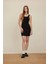 Coool Bodycon Vücudu Saran Basic Düz Fitilli Kaşkorse Kolsuz Mini Elbise A0732AX24SM 9