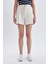 Regular Fit Yüksek Bel Pileli Şort D0963AX24SM 13