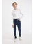 Erkek Çocuk Carrot Fit Düz Paça Cepli Jean Pantolon C5719A824WN 13