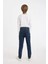 Erkek Çocuk Carrot Fit Düz Paça Cepli Jean Pantolon C5719A824WN 17